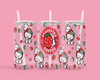 Strawberry Cat 16oz UVDTF Wrap