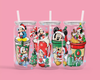 Mr & Mrs Mouse Christmas Cups 16oz UVDTF Wrap
