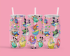 Characters in Cups 16oz UVDTF Wrap