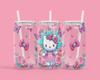 Frappe Cat 16oz UVDTF Wrap