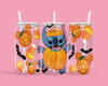 Blue Guy Pumpkin Halloween 16oz UVDTF Wrap