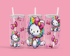 Rainbow Cat Coffee 16oz UVDTF Wrap