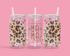 Mama Cheetah Print 16oz UVDTF Wrap