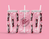 Soda Pop Pink Bows 16oz UVDTF Wrap