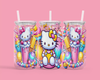 Hello Cat Milkshake 16oz UVDTF Wrap